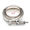 V-Band Clamp With Male Female Flange Kit Turbo Downpipe Wastegate V-Band Turbo Exhaust Pipes Car Accessories TP-1011A