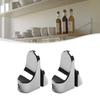 Mouth Clip Glass Clamp Speakers Bathroom Shelves Bookcases Displays Practical Zinc Alloy Extensible High Quality