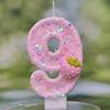 Digital Birthday Candles Cake Party Decoration Birthday Handmade Wax Pink Strawberry