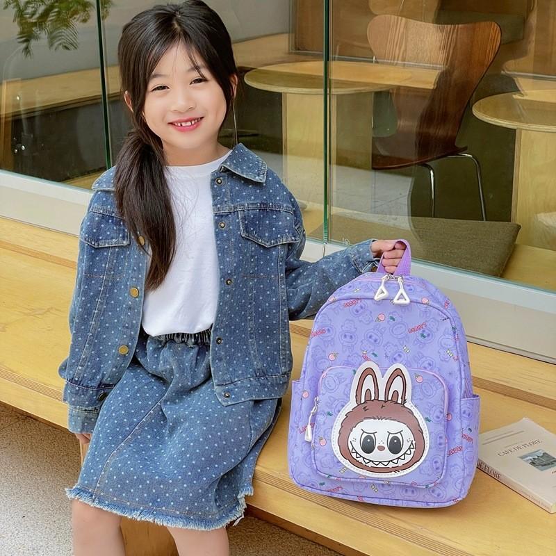 Trendy Labub Children's Backpack Stylish And Versatile Outdoor Daypack For Kids Aged 3-6