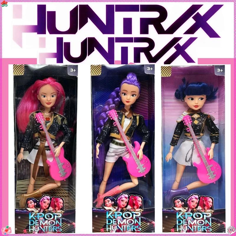 Netflix Kpop Dämonenjäger Actionfiguren - Derpy Tiger Sussy Rumi Mira Zoey, Bunte Lichter Titelsong Spielzeug, Fans Weihnachtsgeschenk