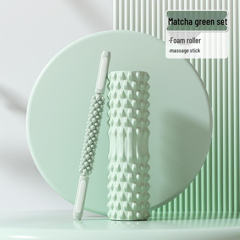 Professional Foam Roller for Muscle Relaxation and Leg Slimming - Wolf Tooth Massage Roller for Yoga and Fitness