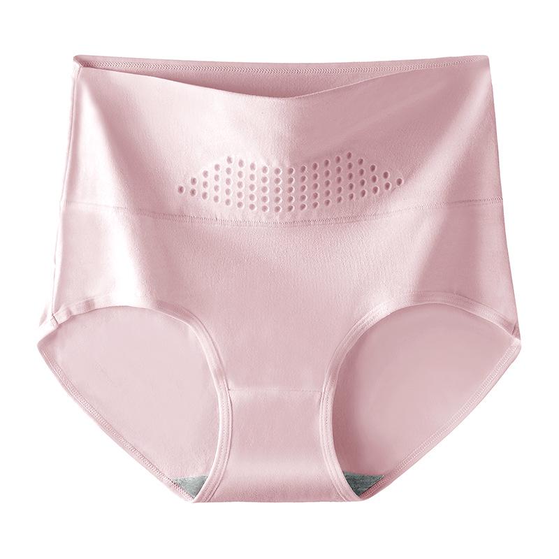 

Женские трусики из хлопка с графеном, антибактериальные, с высокой посадкой - Контроль живота, Высокая эластичность, Дышащие, Приятные к коже, Однотонные. L