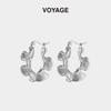 High-End Women's Ear Jewelry: Niche Design Studs, Ear Cuffs, and Socialite Hoops for Summer