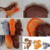 Squirrel Ear Heandband and Squirre Tail for Kid Adult Halloween Cosplay Parties