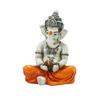Lord Ganesha Statue (12 Cm X 12 Cm X 20 Cm, Orange)
