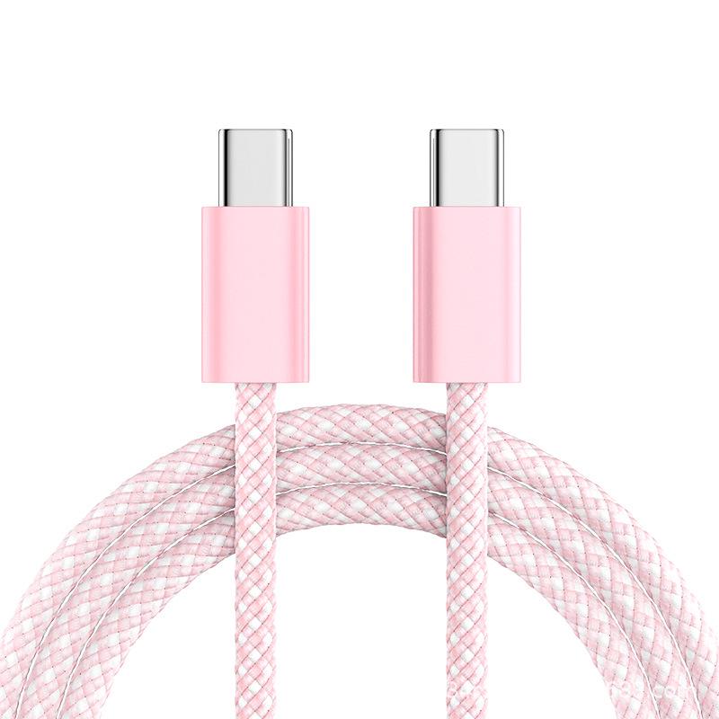 "60W Type-C To Type-C Data Cable for Apple, Samsung, and Huawei Fast Charging"