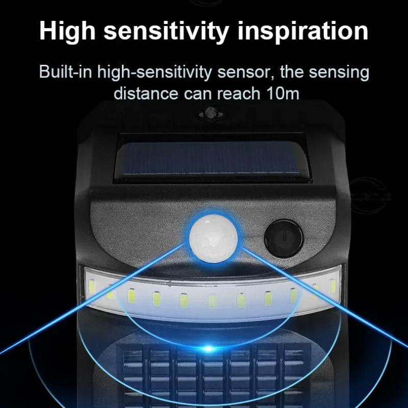 Solar Wall Lamp with Mosquito Killing Outdoor Ultraviolet Electric Shock Mosquito Garden Killing Lamp 2 IN 1 LED Trap Zapper