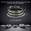 48" LED Tailgate Light Bar, Triple Row LED Tail Light Strip with Red Brake White Reverse Lights, Bright Waterproof Rear Lights Bar Universal for