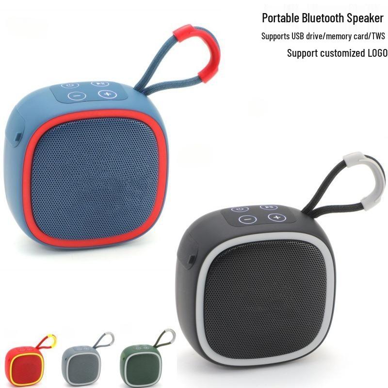 2025 Portable Mini Bluetooth Speaker - Little Cannon, Outdoor Wireless Speaker with Card-Playing Feature.