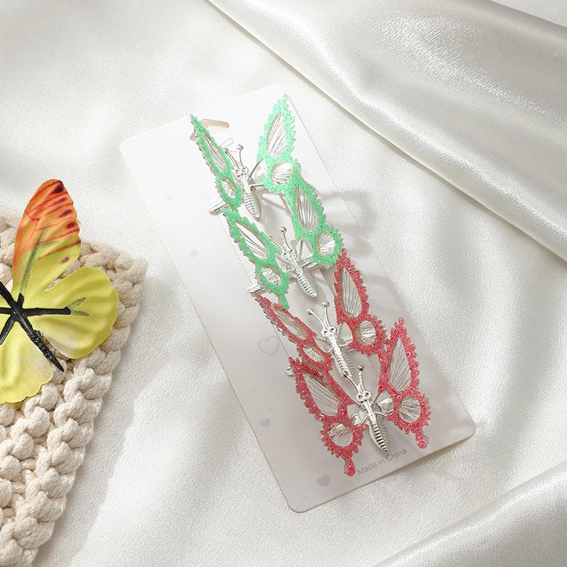 

Decorative Butterfly Hair Clip for Women and Children - Flower Hairpin, Headwear, Bangs and Side Clip