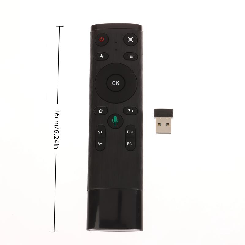 2.4G Wireless Voice Remote Control Gyroscope Controller With Usb Receiver Q5 Air Mouse Remote For Projector Smart Tv Android Box