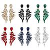 6 Pairs Elegant Rhinestones Drop Earrings Women Sparkling Party Jewelry Set with Multiple Colors Alloy Texture for Party