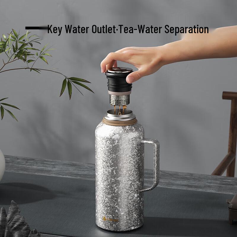 TOMIC Pure Titanium Insulated Tea Pot