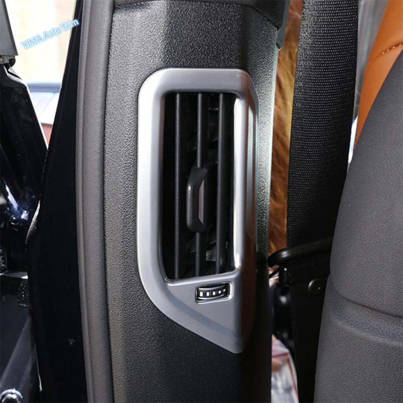 ABS Matte Pillar B Air AC Conditioning Outlet Vent Frame Decoration Cover Trim For BMW X5 G05 - 2025 Interior Accessories