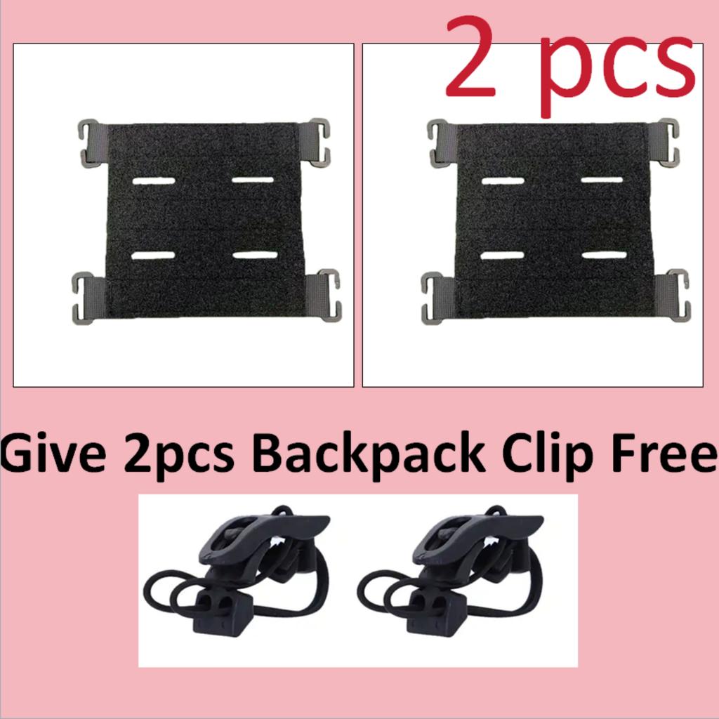 Panou MOLLE cu Velcro pentru Atașarea Patch-urilor Tactice, Vestă, Rucsac, Convenabil pentru Patch ID, Bază pentru Insigne, Benzi Convertor