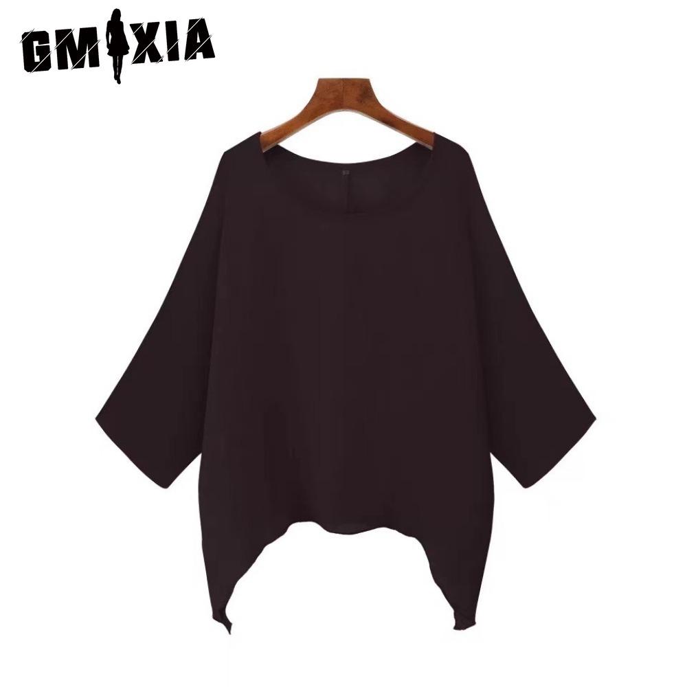 GMXIA Modă Femei Casual Culoare Solidă Imprimeu Gât O Bluze & Cămăși