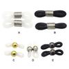 10 Pack Eye Glasses String Strap Flexible and Adjustable String Eyeglass Hooks Rubber Ends with Metal Coil Retainer Holder Gifts