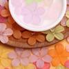 500g About 310pcs Handmade Material 5 Petals Flower DIY Making Frosted Semi Transparent Receptacle 28.5mm