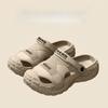Sandals for Men In Summer, Non Slip Soft Sole, Toe Cap, Semi Slippers, Outdoor Driving, Sports, Beach, Hole Shoes, Big Size