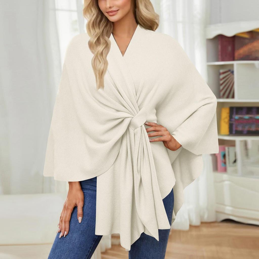 Women's Elegant Shawl Wraps Soft Open Front Sweater For Spring Fall Winter