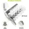 LMETJMA Water Bottle Cleaning Brush Glass Cup Washer with Suction Base Kitchen Sink Beer Glass Long Leg Cup Cleaning Brush JT113