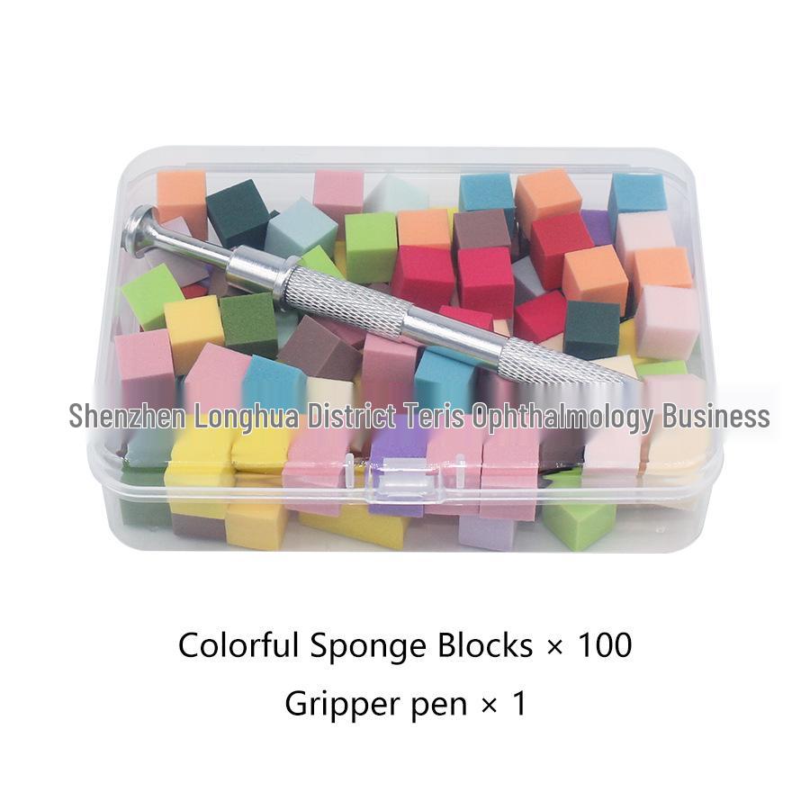 

Nail Art Gradient Sponge Block with Storage Container 50 pieces without tools
