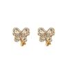 Fashion Earrings, Personalized Light Luxury Butterfly Full Diamond Ear Clip Jewelry