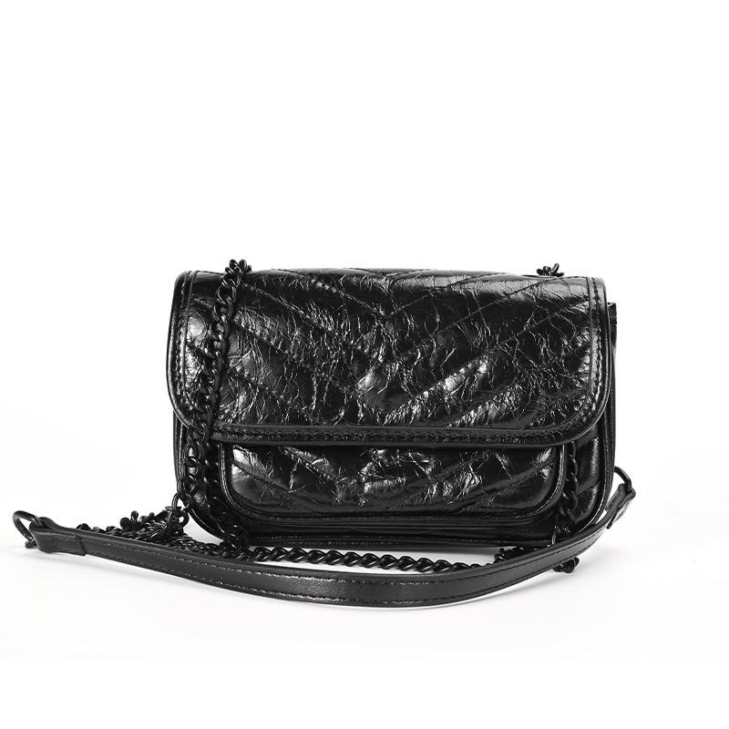 

YSL Niki Messenger Bag - Oil Wax Leather Shoulder & Crossbody Women s Bag 17*5*9cm