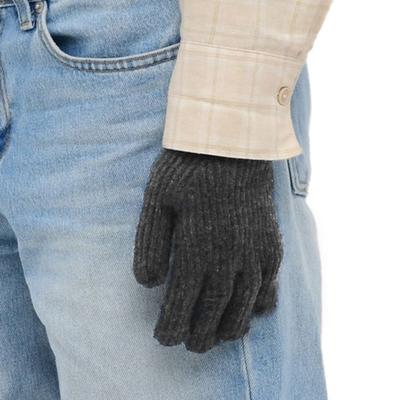 Velsey Wool Blended Classic Lip Glove [GREY]