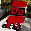 Rock U-U2 Band Music Towel Soft Pool Gift For Travel Gym Shower Camping Quick Dry Sports Large Beach Towels