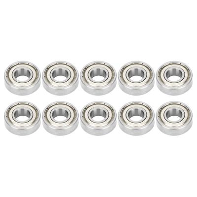 10 Stück Rillenkugellager Hochgeschwindigkeit Doppelt Abgedichtet Radialkugellager 698Z 8mm ID 19mm AD 6mm Dicke