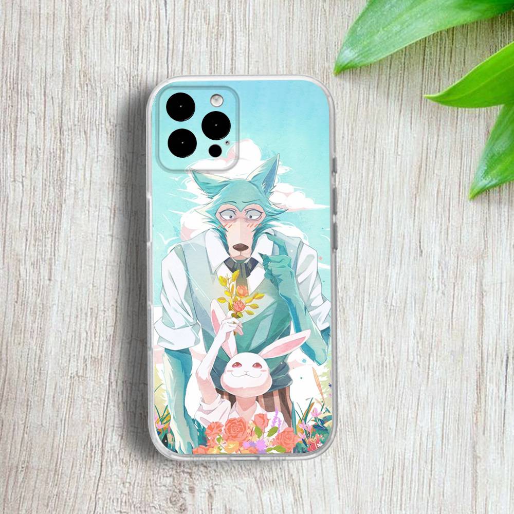 C-Cute B-Beastars Anime Phone Case For iPhone 17,16,15,14,13,12,11 Pro,Max,Plus,X,XS,XR,SE4,E Mini Transparent Soft Cover