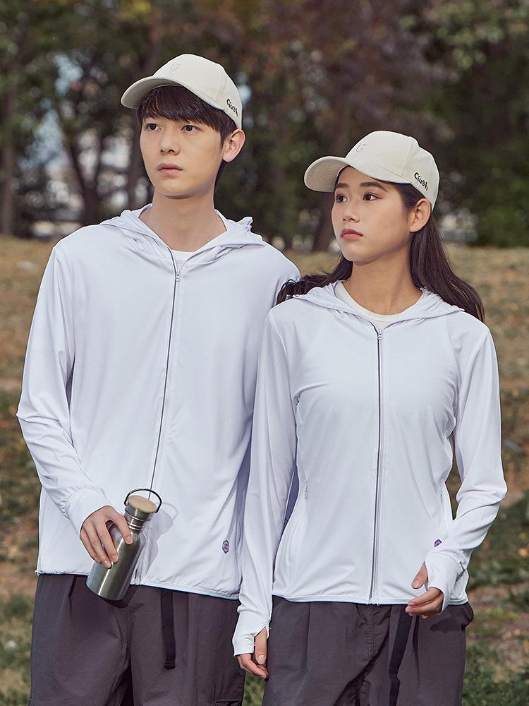 UPF50+ Ice Silk Quick-Dry Sun Protection Jacket - Breathable, Trendy, Thin Outdoor Summer Coat for Couples