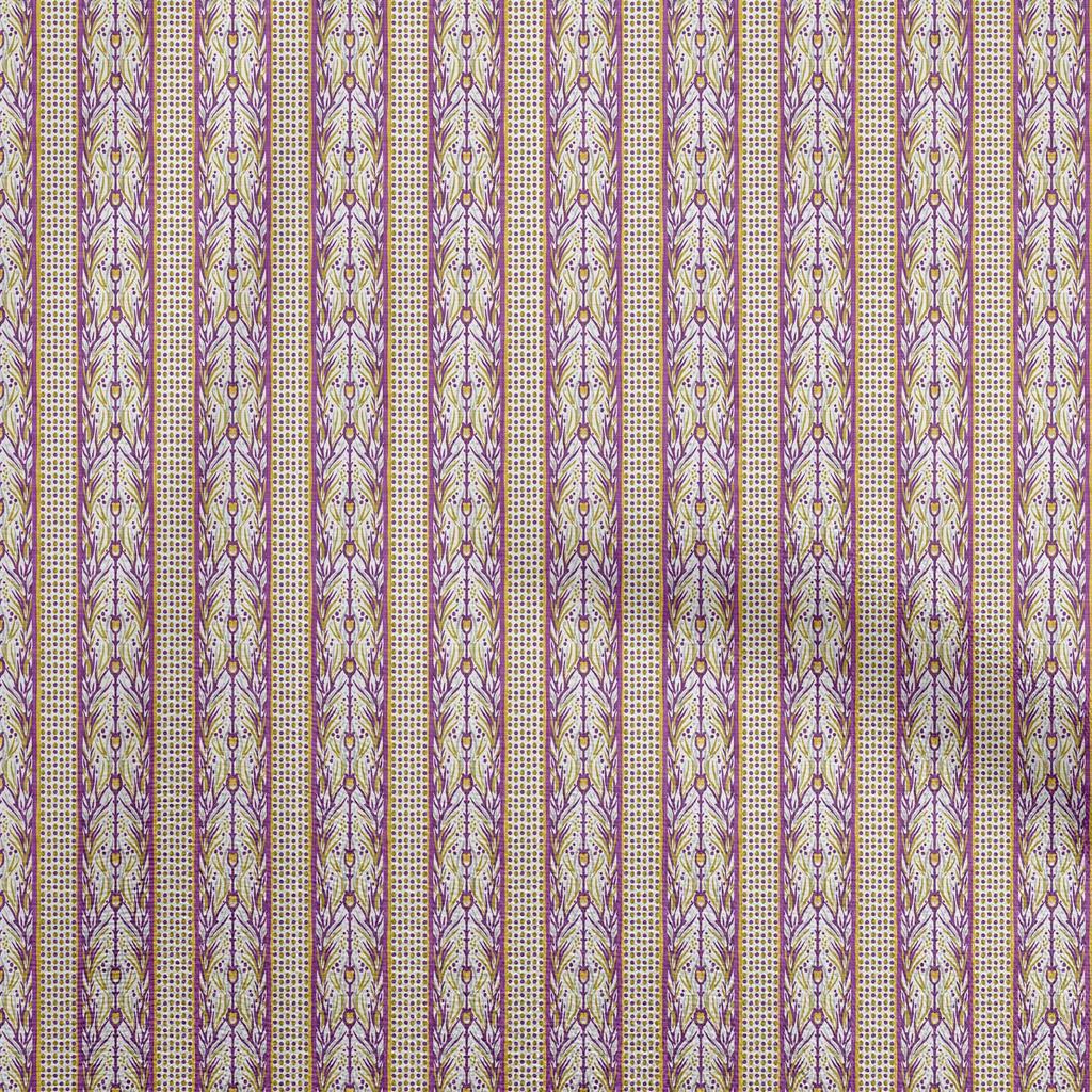 oneOone Cotton Flex Dark Purple Fabric Asian Block Dress Material Fabric Print Fabric By The Yard 40 Inch