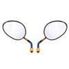 nakira Motorcycle Short Mirror, 0.4 inch (10 mm), Reverse Screw, NMAX MT-25, XMAX XSR,