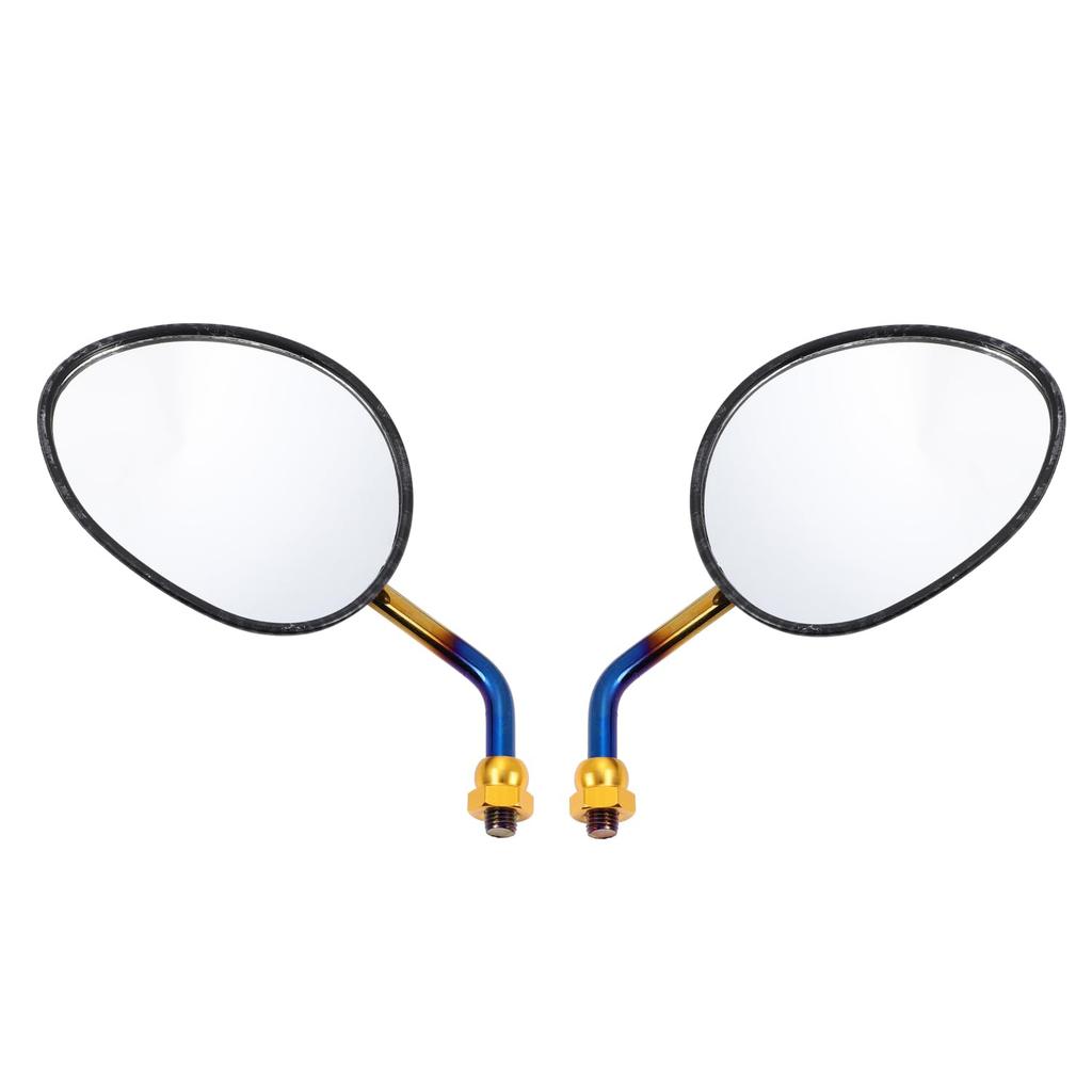 nakira Motorcycle Short Mirror, 0.4 inch (10 mm), Reverse Screw, NMAX MT-25, XMAX XSR,