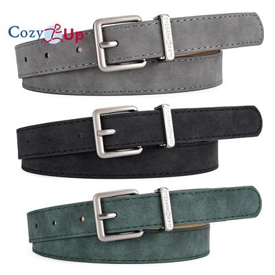 Frosted Pin Buckle Jeans Belt Women's Dress All-match Decorative PU Thin Belt