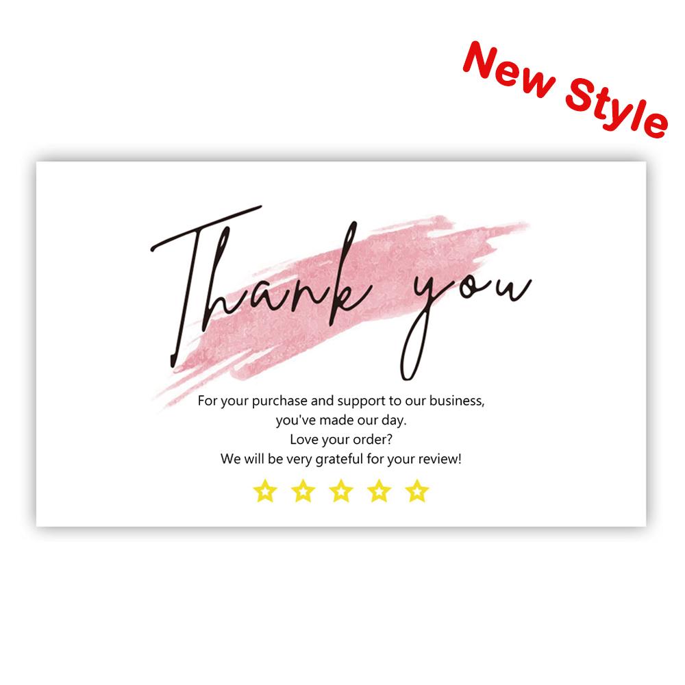 30 Pcs White Thank You Card Thank You For Your Order Card Praise Labels For Small Businesses Decor For Small Shop Gift Packet