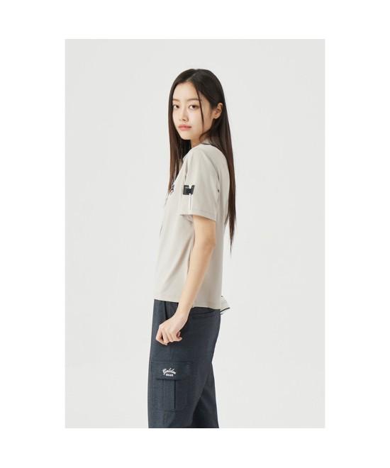 Goldeunbeeo (W) Regular-Fit Collar Pique T-Shirt G5Tam26131Bex