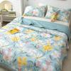 Print Spring Summer Quilt Queen Mechanical Wash Comfortable Comforter Single Double Blanket Quilts for Children Adults
