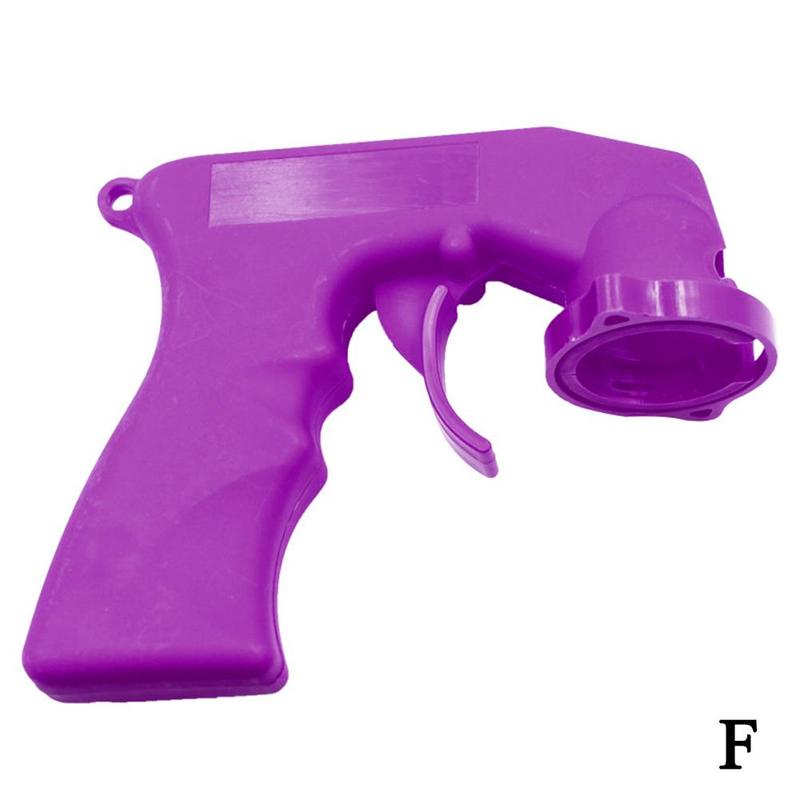 Spray Gun Adaptor Auto Polishing Paint Care Aerosol Spray Gun Handle with Full Grip Lock Car Maintenance Painting Paint Tool