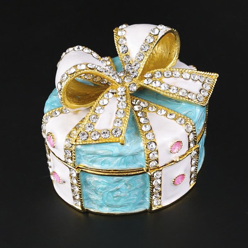 Mädchen Perlmuttpuder Perlen Schleife Amphibol Große Kapazität Schmuckschatulle für Freundin Hochwertige Qualität Geschenk