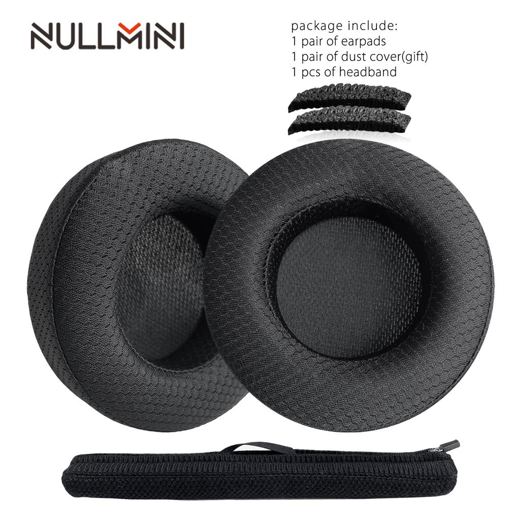 NullMini Replacement Earpads for Corsair Virtuoso RGB, Virtuoso RGB Wireless SE, Virtuoso RGB Wireless XT Headphones Headband