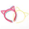 Frcolor Cat Ear Headbands, Plastic Hairbands, Hair Clips for Kids, Costume Hair Ornaments, for Parties, 10-Piece Set (Mixed Colors)
