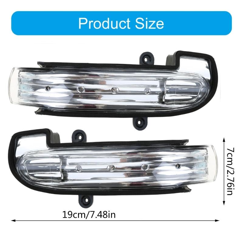 Automotive Turn Signal Light Corner Lamp Assembly Replacement Accessories Fit for W203 S203 C203 A2038201521 A2038200121
