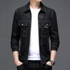 Spring and Autumn New Jacket Men's Korean Style Handsome Lapel Thin Jacket Casual Trendy Tops for Men