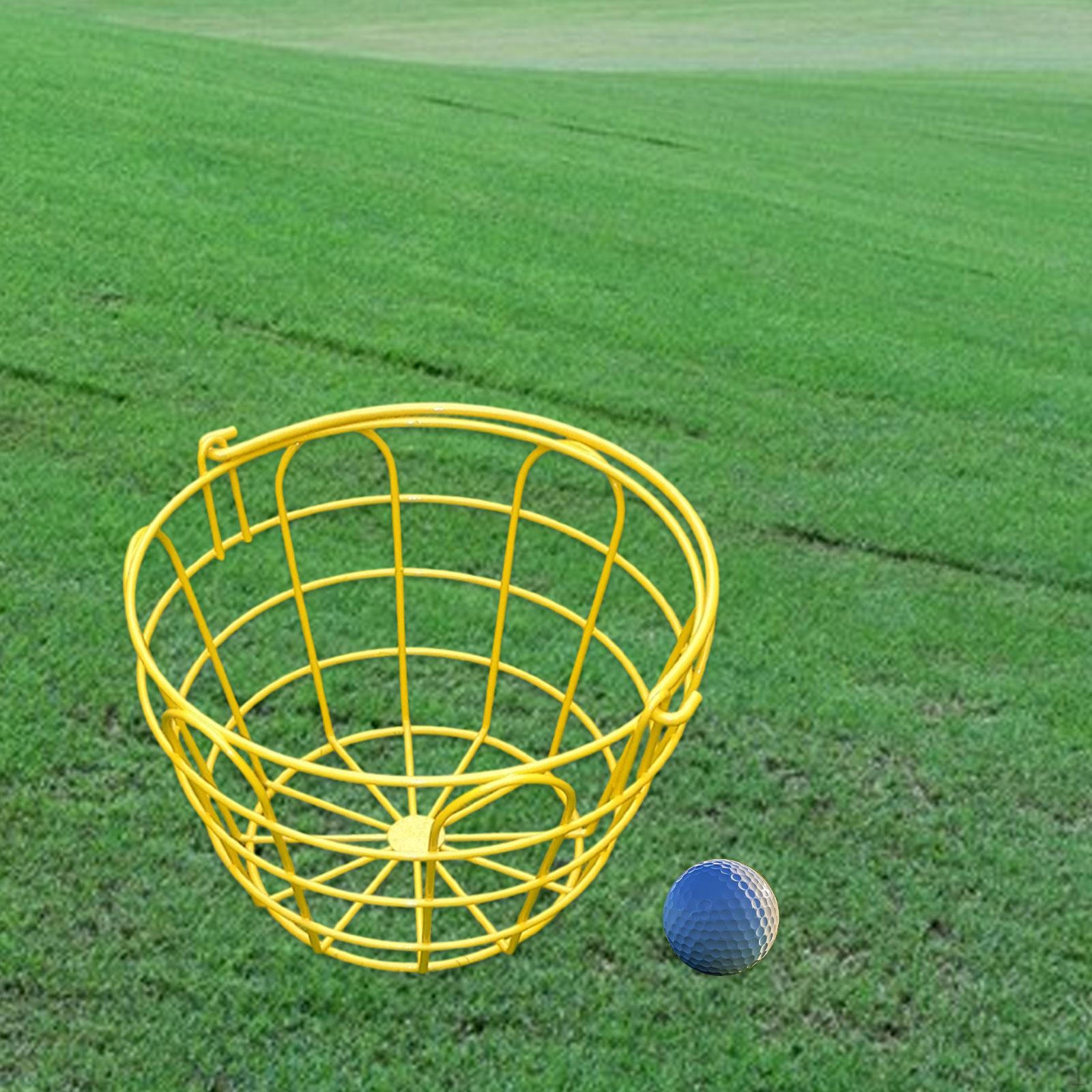 

Корзина-ведро для гольф-мячей, с ручкой, для упражнений, переносной тренировочный контейнер для демонстрации S