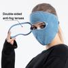 Cycling Full Face Mask Windproof Anti-fog Cycling Goggles Hood Mask Winter Cap Ski Breathable Masks Balaclava Motorcycle Mask