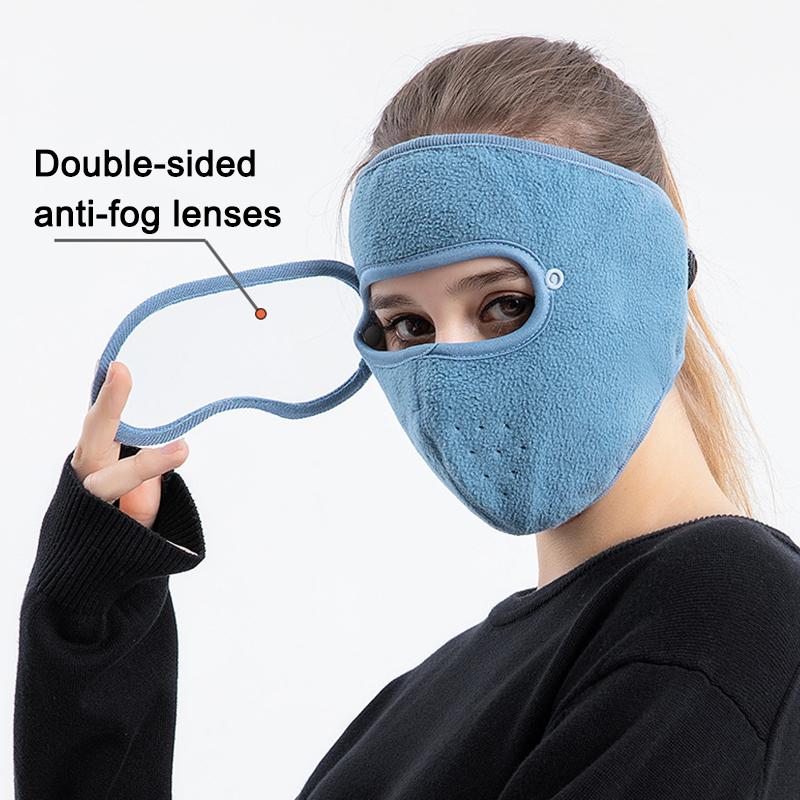 Cycling Full Face Mask Windproof Anti-fog Cycling Goggles Hood Mask Winter Cap Ski Breathable Masks Balaclava Motorcycle Mask